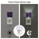 thumbnail image 3 of Balery Lilac Luz Nocturna LED con Sensor Automático, Enchufe con Sensor Crepuscular, Luz Suave de 0.5W para Dormitorio, Pasillo, Baño-US, 3 of 7