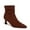 Cappuccino Brown, variant on Naturalizer Womens Tribute Short Boots - Medium & Wide Width