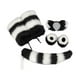 thumbnail image 2 of Conjunto de cosplay con orejas y cola de lobo, aro para el pelo, pinza para el pelo, pulsera de animal para actuaciones Negro, 2 of 9