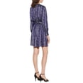 thumbnail image 4 of Sandro ROYAL BLUE Women's Stripe Long Sleeve Minidress, US 34, 4 of 4