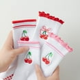 thumbnail image 2 of Cherry Socks with Non-Slip Grips Pilates Yoga Grippy Workout Athletic Crew Anti-Slip Grip Socks for Women Gifts, 2 of 6