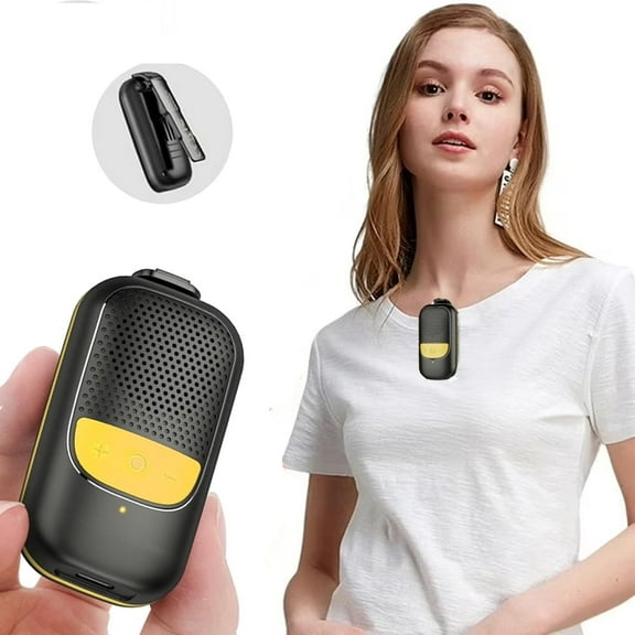 LC-dolida Portable Bluetooth Speaker, Clip-on Wireless Speaker, IPX5 Waterproof, Long Battery Life, Fast Charging,Suitable for Cycling, Outdoor Sports, and Parties, Black