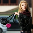 thumbnail image 1 of Xihbxyly Lavero en forma de corazón en lentejuelas reflectantes doble cara accesorios para bolsos, 1 of 7