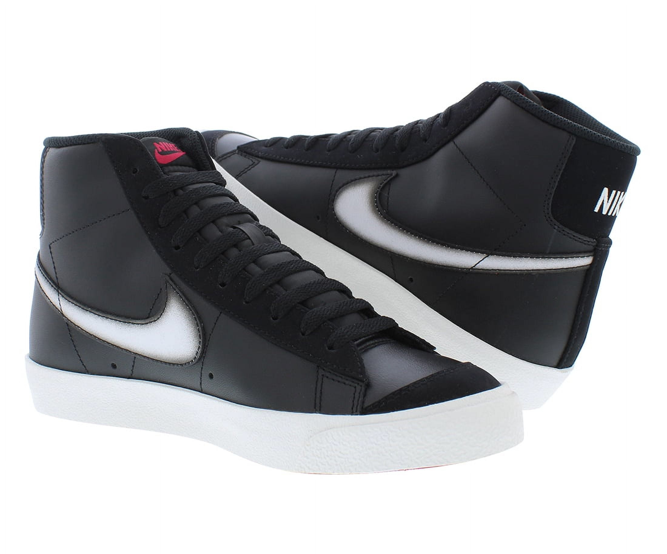 Men's Nike Blazer MID '77 VNTG NAS Blck/Smmt Wht-Noble Red (FD6924 001) - 11.5