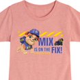 thumbnail image 3 of Paw Patrol - Rubble & Crew - Mix Is On The Fix - Toddler & Youth Girls Short Sleeve Graphic T-Shirt, 3 of 6