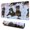 Rottweiler Dogs, variant on Long Mouse Pads for Desk,Schnauzer with Pioneer Flower Desk Mats on Top Of Desks, Desk Mouse Pad Extra Large with 3mm Non-Slip Base and Stitched Edge for Gaming,Office,Work,Home 31.5"x11.8"