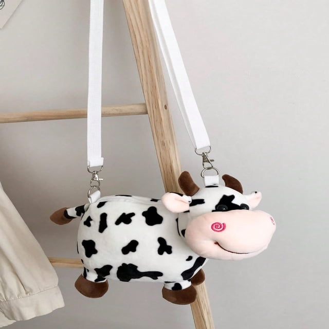 LNGOOR Sac à Bandoulière en Forme de Vache pour Femmes Forme Irrégulière