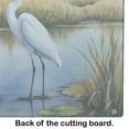 thumbnail image 5 of Carolines Treasures DAC7533LCB 15 x 12 in. Snowy Egret in Coastal Marshes Glass Cutting Board, 5 of 5