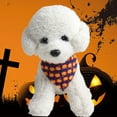 thumbnail image 3 of SSBSM Pet Collar Pumpkin Printing Lovely Design Tear Resistant Halloween Cat Collar Bowknot Neckchief Festival Dress Up, 3 of 8