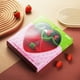 thumbnail image 4 of Juego de bandejas para comida de bebé con ventosa | Silicona de grado alimenticio con forma de fresa | Incluye cuchara, tenedor y pajita flexible | Vajilla autoalimentable sin BPA para niños pe, 4 of 4