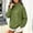 Army Green women mock neck sweatshirt a1, variant on Tusihei Women Mock Neck Long Sleeve Oversized Sweatshirts Side Slit Pullover Tops Fall Winter Casual Loose Sweater Shirts, Black XL
