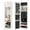 White, variant on Costway Wall Door Mounted Mirrored Jewelry Cabinet Storage Organizer-Black