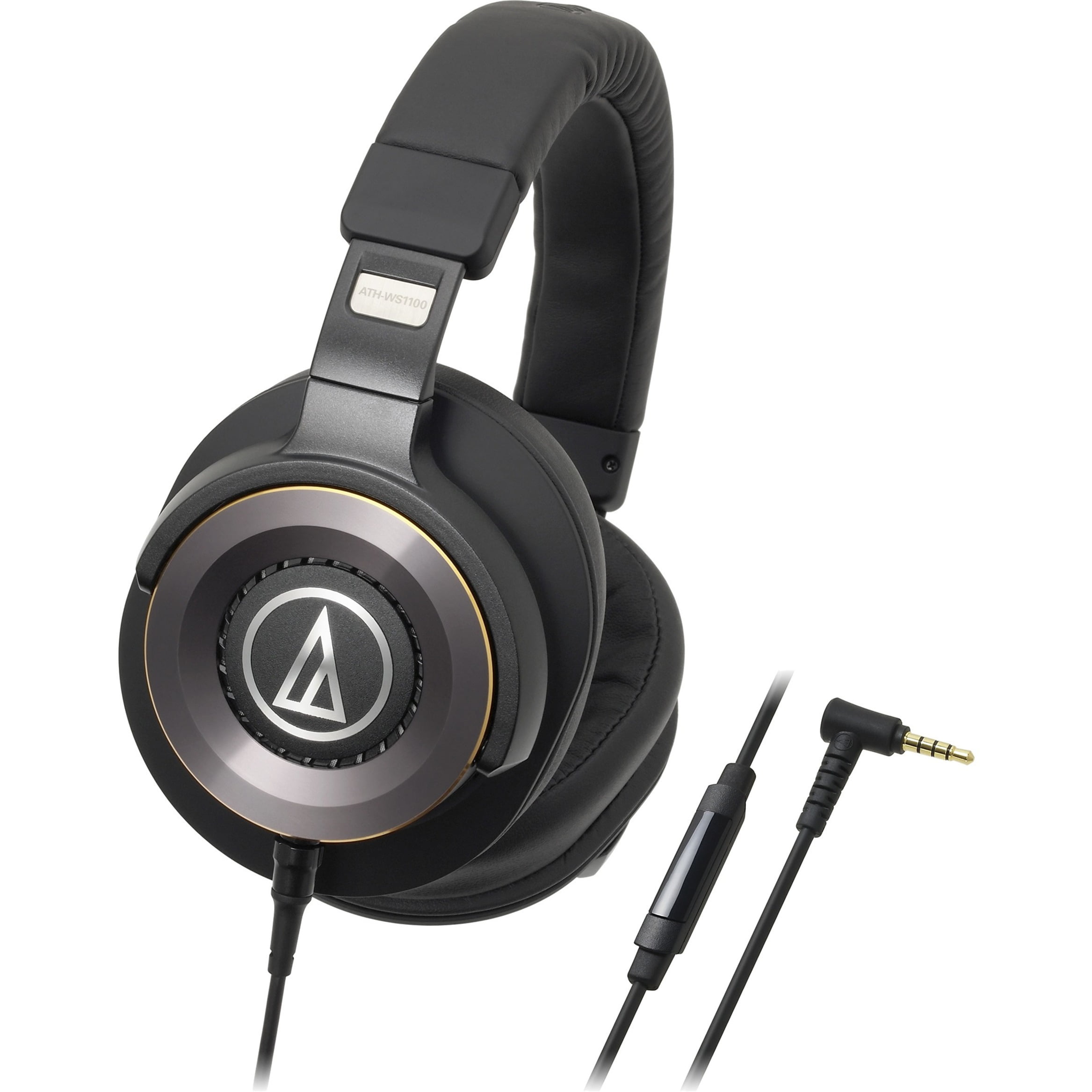Audio-Technica Noise-Canceling Over-Ear Headphones, Black, ATH-WS1100iS