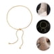 thumbnail image 4 of 1 unid moda cadena de pies duradero tobillo cadena exquisito serpiente hueso toblet oro dorado, 4 of 6