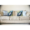thumbnail image 2 of Betsy Drake Interiors Great Egret Right Large Indoor/Outdoor Pillow 18x18, 2 of 3