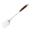 thumbnail image 1 of Espátula para cocinar, espátula ranurada de metal 304 de acero inoxidable para cocina, resistente Sliod Turner con mango ergonómico de fácil agarre, 1 of 6