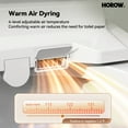 thumbnail image 2 of HOROW Smart Elongated  Bidet Toilet Seat With Heated and Dryer Model Self-Cleaning Nozzle B0403, 2 of 13