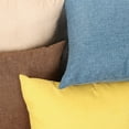 thumbnail image 4 of Nmkwnr Throw Pillow Covers Decorative Soft Pillowcases for Couch Sofa Bed Living Room, Square Accent Cushion Covers, 17 x 17 inch, 4 of 5
