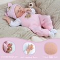 thumbnail image 7 of RSG Reborn Baby Dolls Soft Cloth Body Real Life Baby Lifelike Reborn Babies with Accessories & Gift Box for Kids Age 3+, 7 of 7