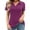 Purple, variant on Womens Tops Clearance, Women's Shirts Collared Work Tops Short Sleeve Business Casual Dressy Blouses Summer Tops With Pocket Summer Tops Golf Polo Shirts for Women Black L