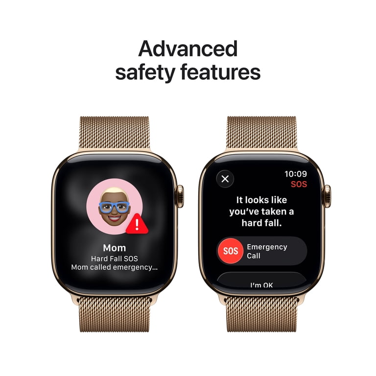 Apple Watch Series 11 46mm GPS + Cellular with Gold Titanium Case