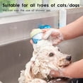 thumbnail image 7 of PENGXIANG Pet Multifunctional Bath Massage Brush Soft Silicone Dual Comb Head Can Store Bath Liquid For Dog and Cat Cleaning, 7 of 7
