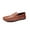 brown, variant on Men's Casual Loafers Slip On Leather Shoes Comfortable Lightweight Driving Shoes Male Moccasins Classic Penny Loafer Flats Boat Shoes Outdoor Walking Shoes