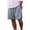 Gray, variant on Horkkom Linen Shorts for Men Elastic Waist Summer Shorts Casual Loose Beach Shorts with Pockets Drawstring L