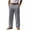 Gray_001, variant on Domuza Linen Pants for Men Trendy Casual Straight Leg Pleated Pleated Slacks Spring Summer Lightweight Loose Fit Beach Pants with Pockets Army Green L