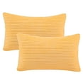 thumbnail image 6 of Phantoscope Corduroy Velvet Pillow Covers 12x20 Inches Soft Orange, 6 of 6