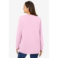 thumbnail image 2 of Woman Within Plus Size Perfect Long-Sleeve Crewneck Tee (Petite Available), 2 of 6