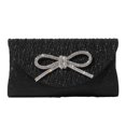 thumbnail image 1 of Bolso Tipo Cartera Formal Mano Satén para Boda Fiesta Graduación, 1 of 9