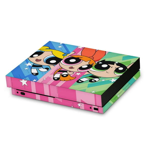 Head Case Designs Officially Licensed The Powerpuff Girls Graphics Group Oversized Vinyl Sticker Skin Decal Cover Compatible with Microsoft Xbox One X Console