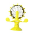 thumbnail image 2 of Cat Treat dispenser juguete automático entrenamiento de alimentación lenta dispensadora copa de succión accesorios para mascotas para gatitos Amarillo, 2 of 8