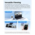 thumbnail image 5 of AZDOME PG17 Pro Mirror Dash Cam Front and Rear with HDR, STARVIS 2 Rear View Mirror Camera with 5G WiFi, 4K+2.5K Dashcam, OTA Upgrade, Timeline Playback, Parking Assist, Voice Control, 128GB Card, 5 of 6