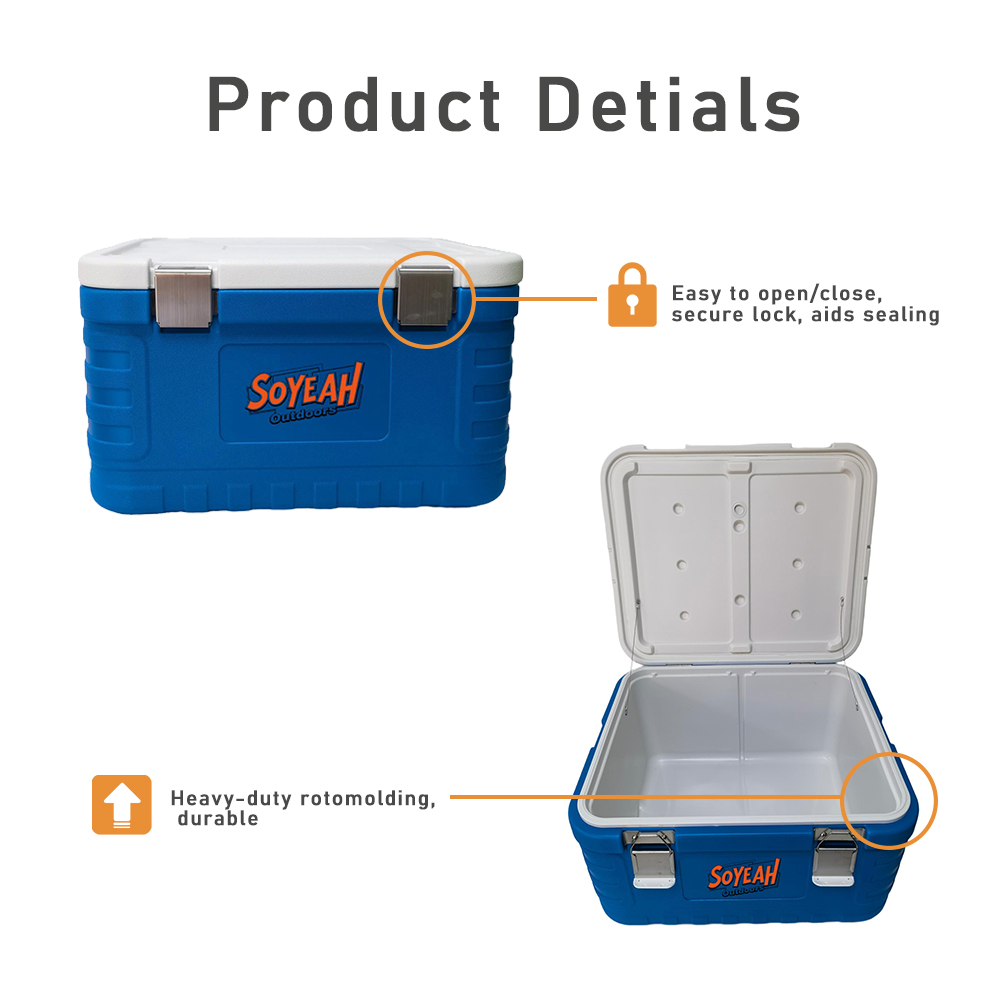65-85QT Ultra-Large Capacity Cooler Collection, Leakproof Insulated Hard Coolers with Anti-Slip Handle & Multi-Scenario Design, Ideal for Long Trips, Beach & Group Activities