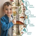 thumbnail image 3 of Blackout Kids Curtains,Colorful Mushroom Botanical Beige Pattern Childrens Insulated Curtains Set Of 2,Bedroom Essentials,Toddler Room Decor 52"x63", 3 of 5