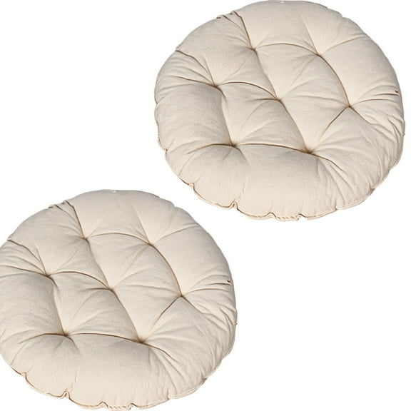 2 Pcs Cat Kneading Pillow Cushions, Cat Pillow Bed, Soft Fluffy Pet Pillows for Cats and Small Dogs, Washable Round Tufted Cushion Mat, 16.9 Inch Diameter, 2.4 Inch Thick