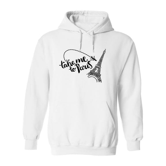Take Me To Paris.  Hoodie Women -Image by Shutterstock, Female Medium