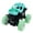 Cyan, variant on Push and Go Stunt Car, 360 Degree Rotating Friction Powered Vehicle, Off-Road Truck Toy with All-Terrain Wheels, Educational Motor Skills Development Play Set, Birthday Gift for Youth Age