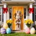 thumbnail image 2 of SIfdSeng Rideau de Porte Lapin de Pâques Suspendu pour la Maison Intérieur Extérieur Fête Festive, 2 of 6
