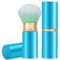 thumbnail image 1 of Falliny Brocha de maquillaje Kabuki retráctil, mini brocha para colorete facial, brocha portátil para base en polvo, protector solar con cubierta para colorete, bronceador, pulido, cosméticos en polvo, 1 of 5