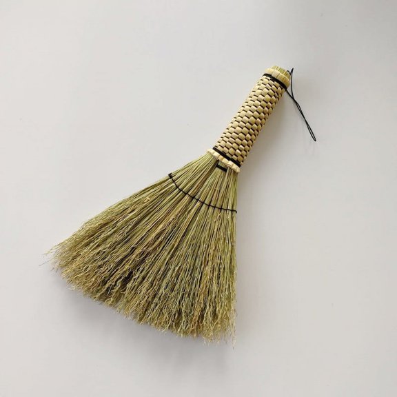 NUOLUX Corn Whisk Broom Small Corn Broom Short Handle Hand Broom Sweeping Mini Hand Broom