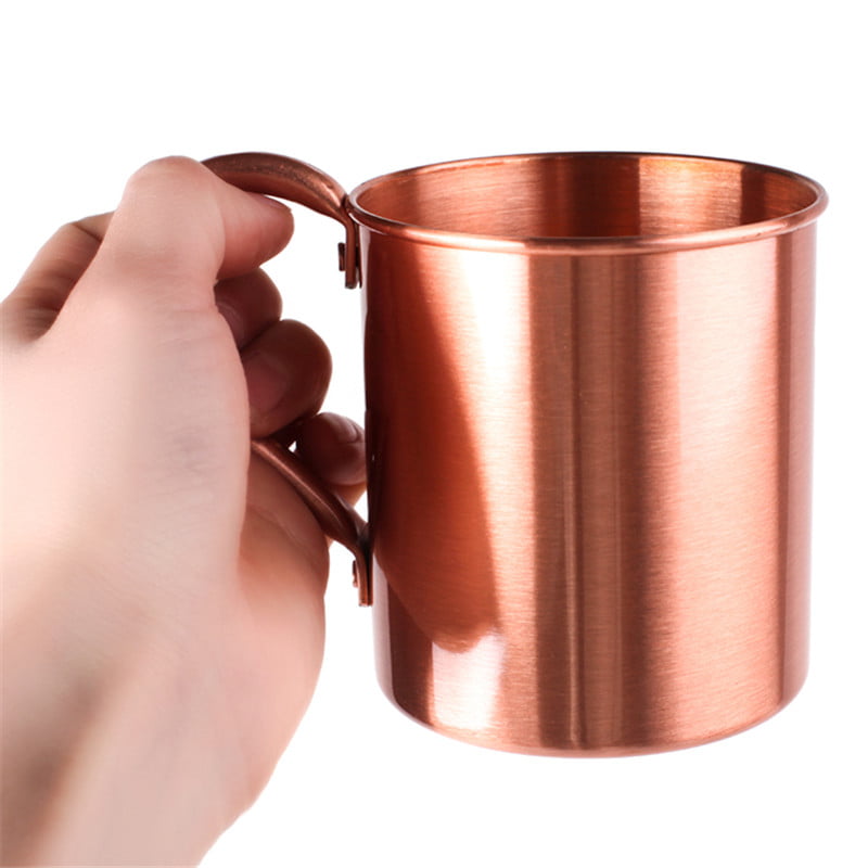 Set of 4 Pure Copper Mug Cup For Moscow Mule Coffee Beer Drinking Camping 330ML 
