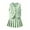 k44-Light Green, variant on LIIPEE Girls Outfit Sets Casual Summer Stylish Solid Ciolor Sleeveless Lapel Button Down Pockets Denim Tops Pleated Skirt 2 Piece Set Kids Comfortable Breathable Cute Clothing,Pink,5-6 Years