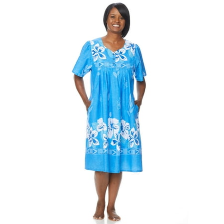AmeriMark - AmeriMark Women’s Floral Print Dress – Short Sleeve House ...