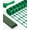 Green, variant on Temporary Fence, Snow Fence, 40" x50' Plastic Mesh with 13-Pack Steel Stakes for Outdoor Dog & Animal Barrier