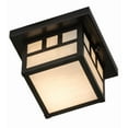 thumbnail image 4 of Meyda Tiffany 87230 Hyde Park Double Bar Mission 12" Wide Flush Mount Square Ceiling, 4 of 7