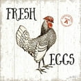 thumbnail image 2 of Pertiet, Katie 26x26 White Modern Wood Framed Museum Art Print Titled - Free Range Fresh IV, 2 of 4