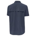 thumbnail image 3 of Men's Antigua Navy Seattle Mariners Activate Stars and Stripes Team Logo Short Sleeve Button-Up Shirt, 3 of 3